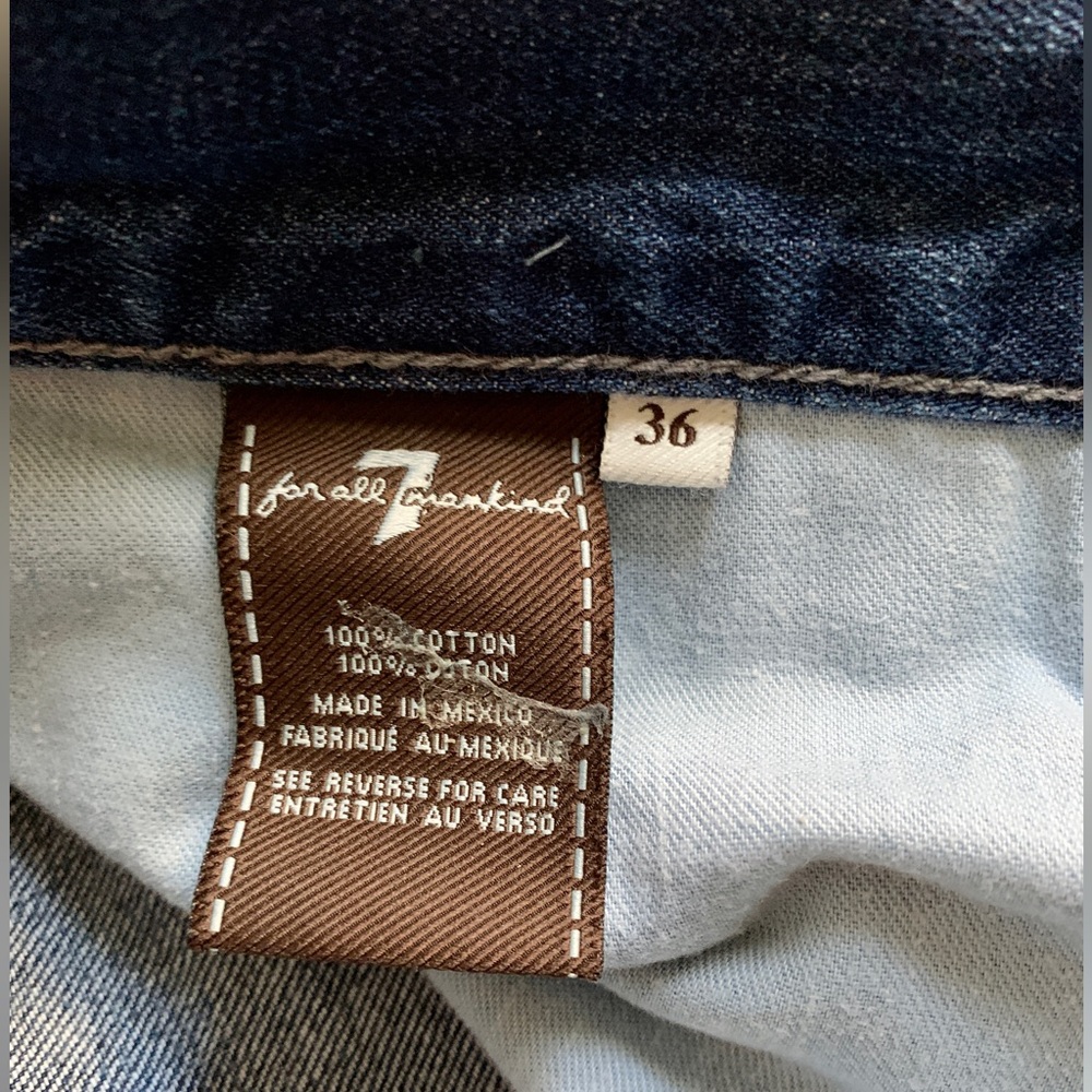 Men's 7 For All Mankind Jean size 36 Excellent Condition - Picture 4 of 8